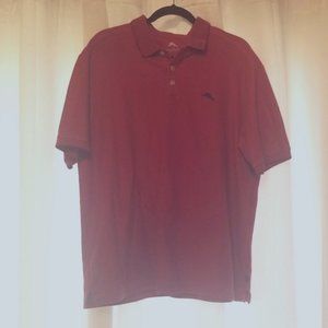Tommy Bahama maroon polo